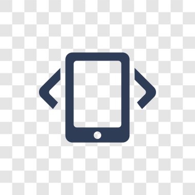 Tilt simgesi. Trendy Tilt logosu kavramı yapay zeka koleksiyonundan şeffaf arka plan üzerinde