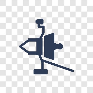 Voyager'ın simgesi. Trendy Voyager logo kavramı astronomi koleksiyonundan şeffaf arka plan üzerinde