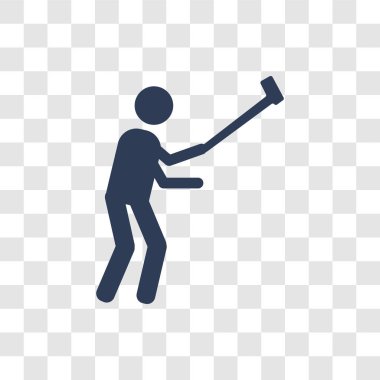 Selfie simgesi. Doğum günü partisi ve düğün koleksiyonu şeffaf arka plan üzerinde trendy Selfie logo kavramı