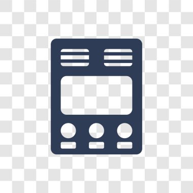 Araba fasya (İngiliz) simgesi. Trendy araba fasya (İngiliz) logo kavramı araba parçaları koleksiyonundan şeffaf arka plan üzerinde