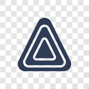 Araba hasar ışığı simgesi. Trendy araba rastlantı hedefi ışıklarının logo kavramı araba parçaları koleksiyonundan şeffaf arka plan üzerinde