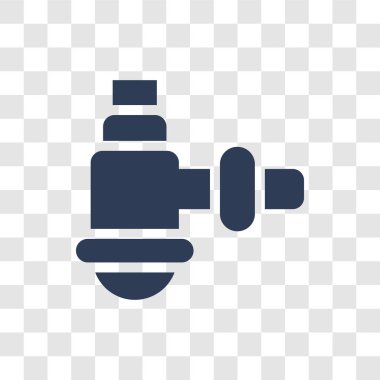 Araba karter simgesi. Trendy araba karter logo kavramı araba parçaları koleksiyonundan şeffaf arka plan üzerinde