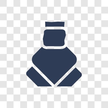 Kravat simgesi. Trendy Cravat logo kavramı kıyafetler koleksiyonundan şeffaf arka plan üzerinde