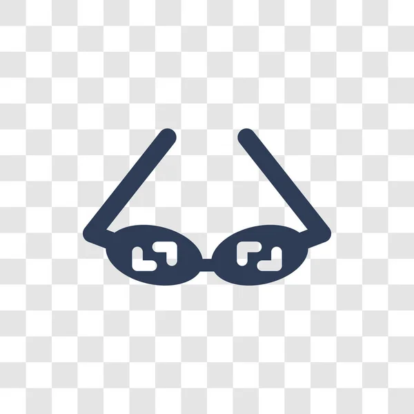 Ikon Kacamata Pintar Konsep Logo Gelas Cerdas Trendy Pada Latar - Stok Vektor