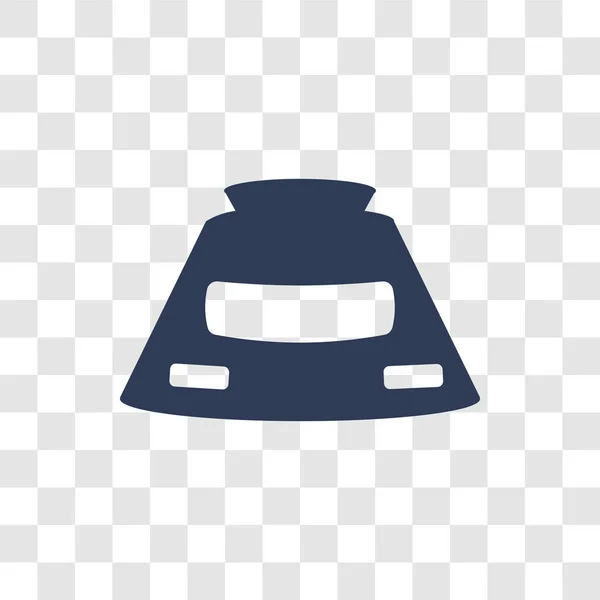 宇宙カプセルのアイコン 天文学のコレクションから透明な背景にトレンディな宇宙カプセル ロゴのコンセプト — ストックベクタ