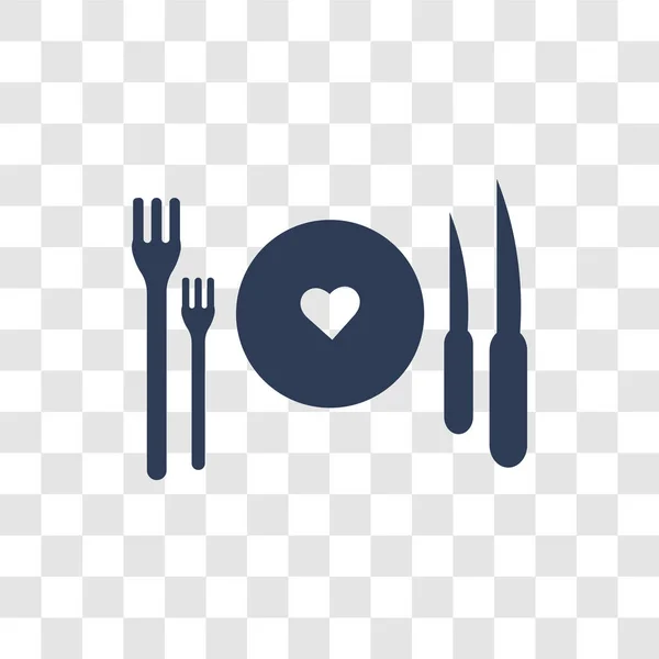 Düğün Yemeği Simgesi Son Moda Yemek Logo Kavramı Doğum Günü — Stok Vektör