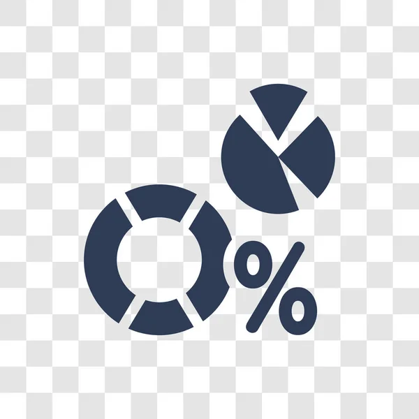 Datenanalyse Symbol Trendiges Data Analytics Logo Konzept Auf Transparentem Hintergrund — Stockvektor