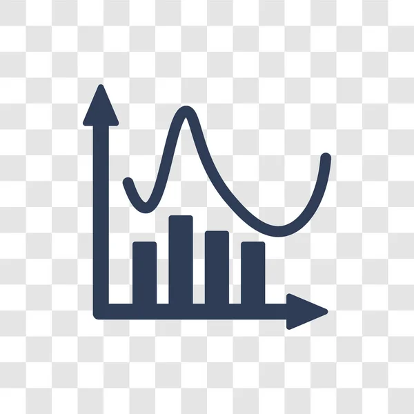 Datenwellen Symbol Trendiges Datenwellen Logo Konzept Auf Transparentem Hintergrund Aus — Stockvektor