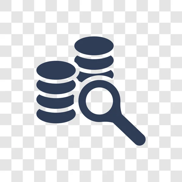 Ícone Análise Banco Dados Trendy Database Análise Conceito Logotipo Fundo — Vetor de Stock