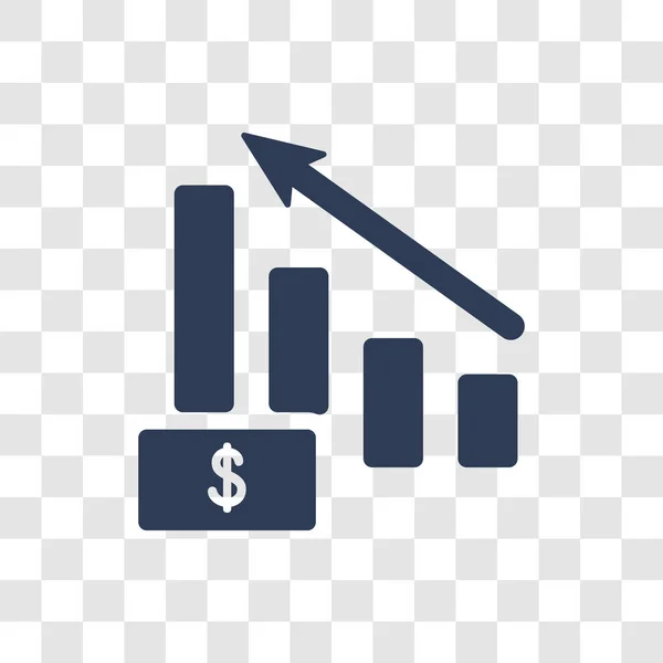 Icono Barras Análisis Dólar Concepto Logotipo Barras Análisis Dolar Moda — Archivo Imágenes Vectoriales