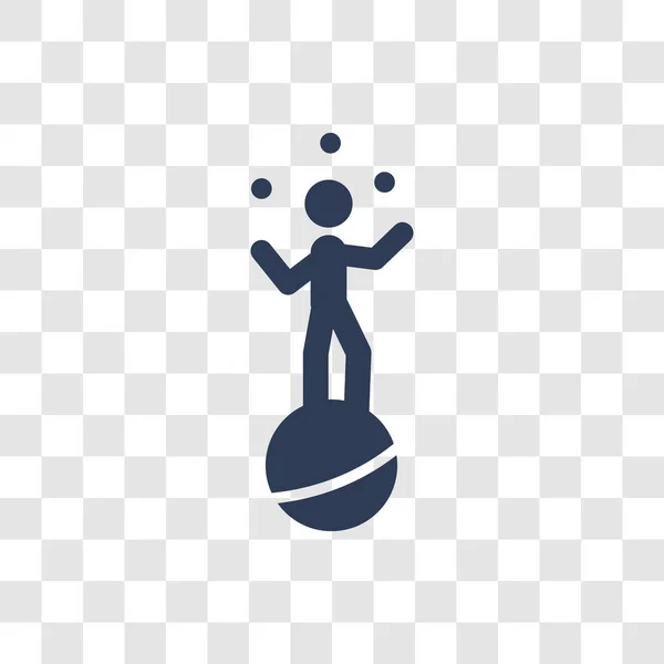 Icône Acrobat Concept Logo Acrobat Tendance Sur Fond Transparent Collection — Image vectorielle