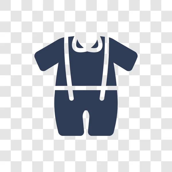 Babykleidung Ikone Trendige Babybekleidung Logo Konzept Auf Transparentem Hintergrund Aus — Stockvektor