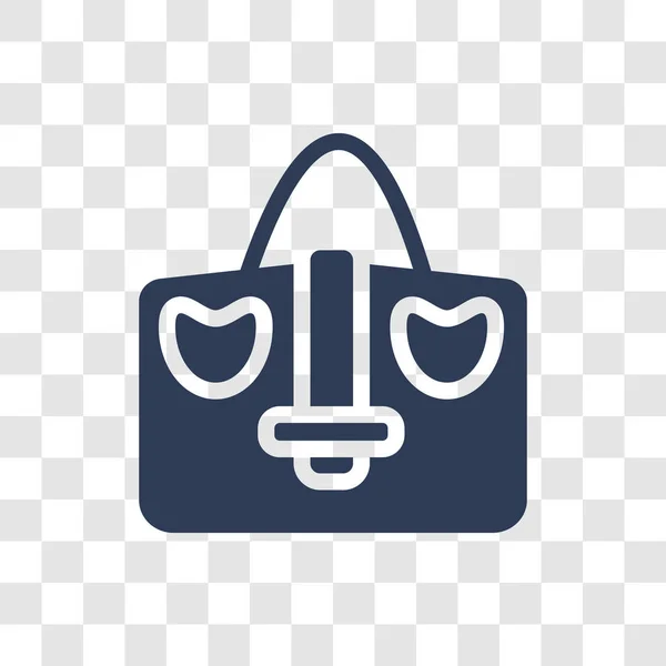 Icono Bolso Mano Concepto Logotipo Bolso Mano Moda Sobre Fondo — Archivo Imágenes Vectoriales