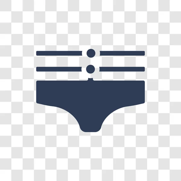 Σλιπ Εικονίδιο Μοντέρνο Κοντό Παντελόνι Λογότυπο Έννοια Διαφανές Φόντο Από — Διανυσματικό Αρχείο