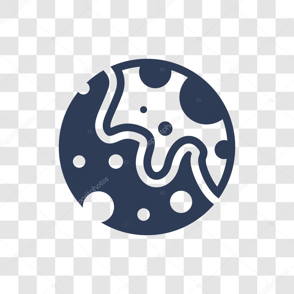 Mars icon. Trendy Mars logo concept on transparent background from Astronomy collection