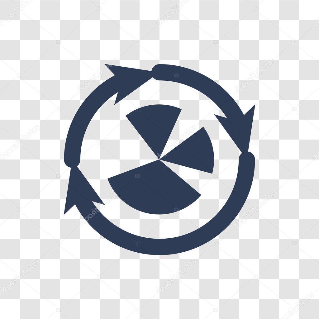 Diagram icon. Trendy Diagram logo concept on transparent background from Business and analytics collection