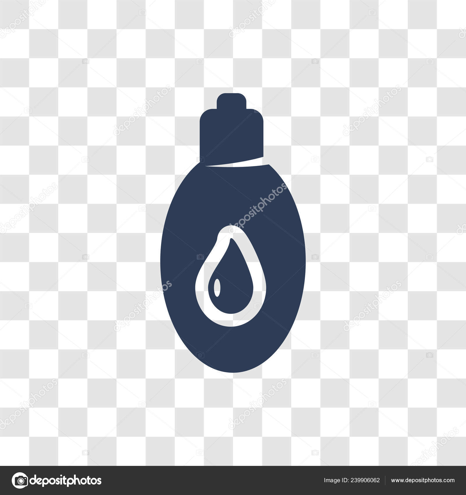 Water Bottle Icon Trendy Water Bottle Logo Concept Transparent