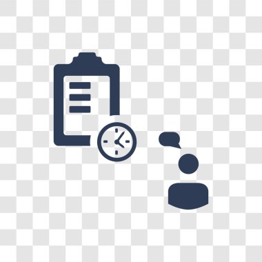 Bekleme listesi simgesi. Modaya uygun bekleme listesi logo kavramı üzerinde e-ticaret ve ödeme koleksiyonundan saydam arka plan