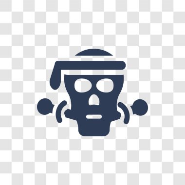 Karayip simgesi. Trendy Karayip logo kavramı masal koleksiyonundan şeffaf arka plan üzerinde