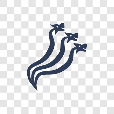 Hydra kutsal kişilerin resmi. Trendy Hydra logo kavramı masal koleksiyonundan şeffaf arka plan üzerinde