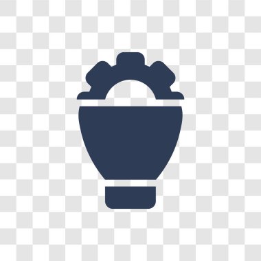 buluş simgesi. Trendy buluş logo kavramı genel koleksiyonundan şeffaf arka plan üzerinde