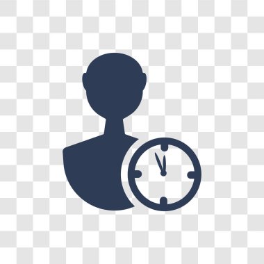 sabır simgesi. Trendy sabır logo kavramı genel koleksiyonundan şeffaf arka plan üzerinde