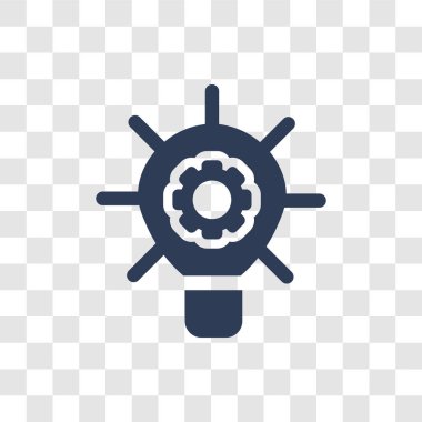 gerçekleşme simgesi. Trendy gerçekleşme logo kavramı genel koleksiyonundan şeffaf arka plan üzerinde