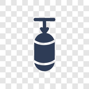 Boks torbası simgesi. Trendy boks torbası logo kavramı spor salonu ve Fitness koleksiyonundan şeffaf arka plan üzerinde