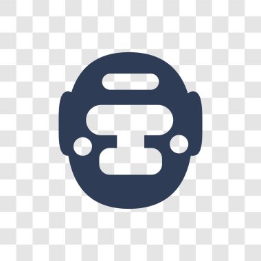 Başlık simgesi. Modaya uygun başlık logo kavramı spor salonu ve Fitness koleksiyonundan şeffaf arka plan üzerinde