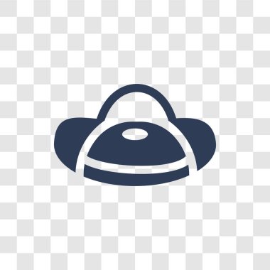 Spor çanta idolü. Son moda spor çanta logo kavramı spor salonu ve Fitness koleksiyonundan şeffaf arka plan üzerinde