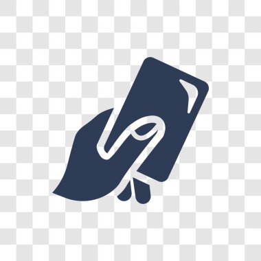 Amonestation jest simgesi. Trendy Amonestation jest logo kavramı eller koleksiyonundan şeffaf arka plan üzerinde