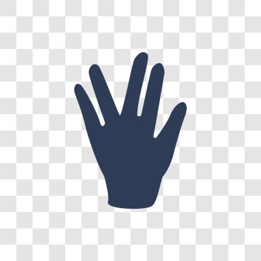 Vulkan selam simgesi. Trendy Vulcan selam logo kavramı eller koleksiyonundan şeffaf arka plan üzerinde