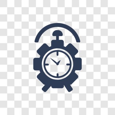 Alarm simgesi. Trendy Alarm logo kavramı insan kaynakları koleksiyonundan şeffaf arka plan üzerinde