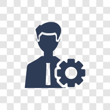 Koçluk simgesi. Trendy koçluk logo kavramı insan kaynakları koleksiyonundan şeffaf arka plan üzerinde