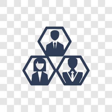 Seçimi simge. Modaya uygun seçim logo kavramı insan kaynakları koleksiyonundan şeffaf arka plan üzerinde