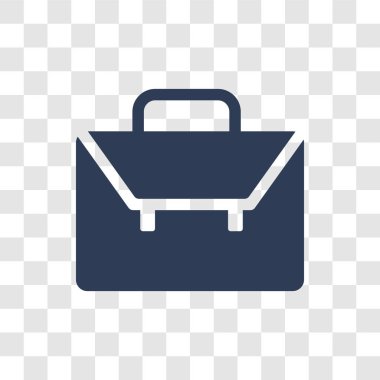 Portföy simgesi. Trendy portföy logo kavramı insan kaynakları koleksiyonundan şeffaf arka plan üzerinde