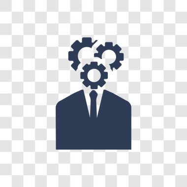 Becerileri simgesi. Modaya uygun becerileri logo kavramı insan kaynakları koleksiyonundan şeffaf arka plan üzerinde