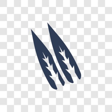 yaprak simgesi. Trendy yaprak logo kavramı şeffaf arka plan üzerinde toplama bırakır