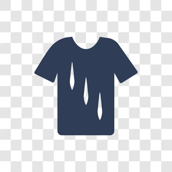 Shirt Ikon Trendig Skjorta Logotyp Koncept Transparent Bakgrund Från Klädkollektion — Stock vektor