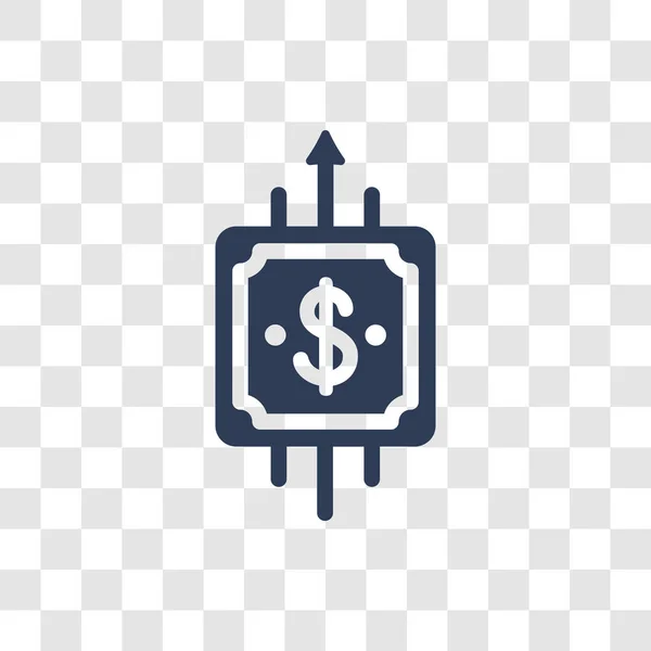 Icono Símbolo Del Dólar Concepto Del Logotipo Del Símbolo Del — Vector de stock