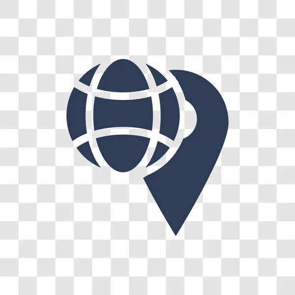 Icône Distribution Mondiale Concept Logo Distribution Mondiale Tendance Sur Fond — Image vectorielle