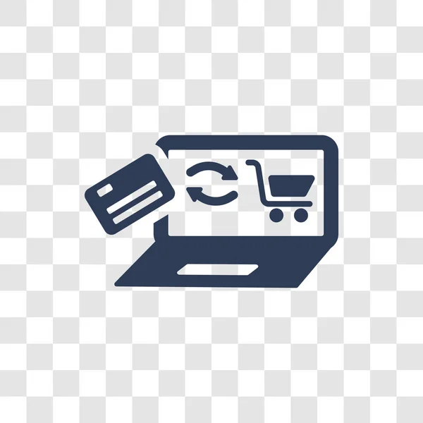 Εικονίδιο Του Ηλεκτρονικού Εμπορίου Μοντέρνα Έννοια Λογότυπο Ηλεκτρονικού Εμπορίου Διαφανές — Διανυσματικό Αρχείο
