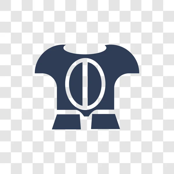 Ikona Zbroi Modny Koncepcja Logo Pancerz Przezroczystym Tle Kolekcji Bajki — Wektor stockowy