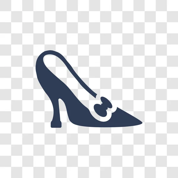 Cinderella Ayakkabı simgesi. Trendy Cinderella Ayakkabı logo kavramı masal koleksiyonundan şeffaf arka plan üzerinde
