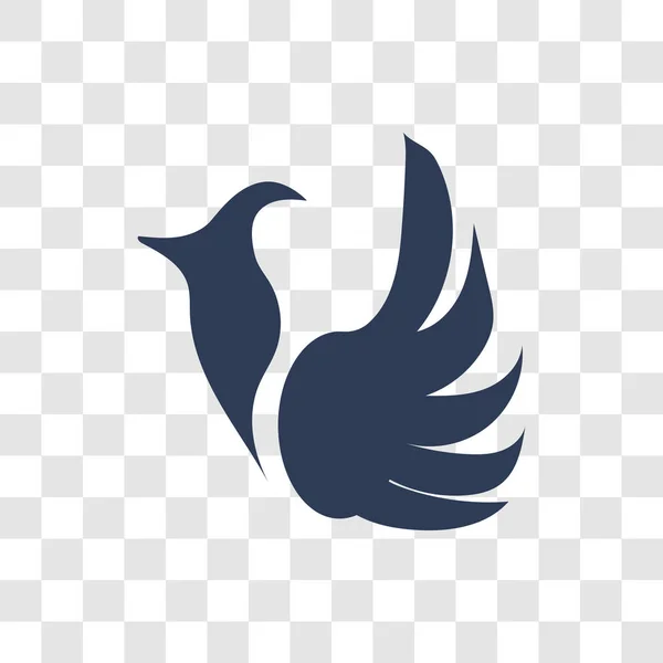 Icono Phoenix Concepto Logotipo Moda Phoenix Sobre Fondo Transparente Colección — Archivo Imágenes Vectoriales