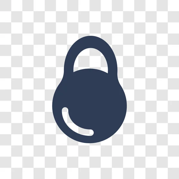 Kettlebells Symbol Trendy Kettlebells Logo Konzept Auf Transparentem Hintergrund Aus — Stockvektor