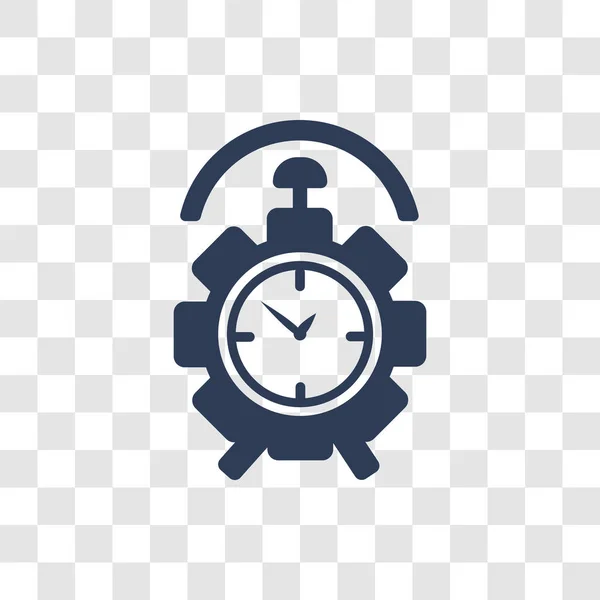 Alarm Icon Trendy Alarm Logo Concept Transparent Background Human Resources — Stock Vector