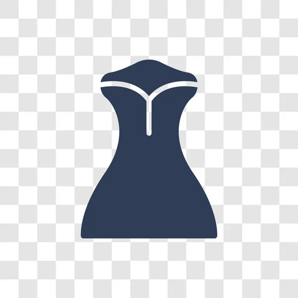 Donna Abbigliamento Icona Trendy Donna Abbigliamento Logo Concept Sfondo Trasparente — Vettoriale Stock