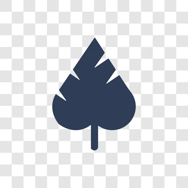 Icône Feuille Concept Logo Mode Sur Fond Transparent Collection Feuilles — Image vectorielle