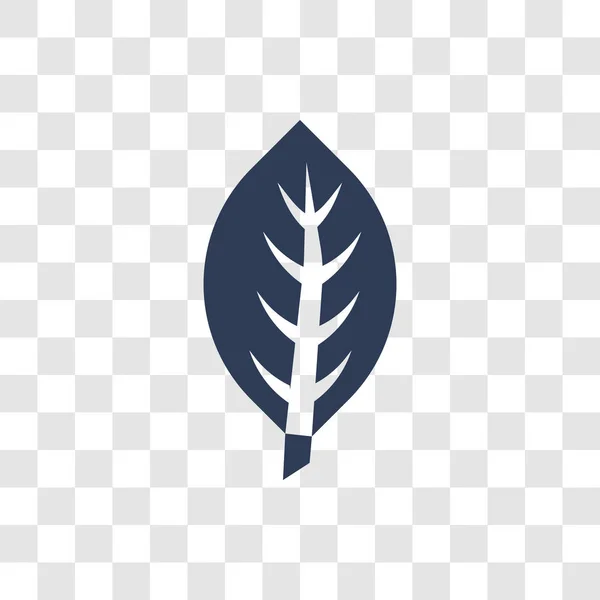 Leaf Icon Модная Концепция Логотипа Листьев Прозрачном Фоне Коллекции Листьев — стоковый вектор